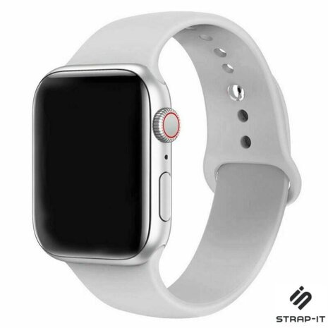 Strap-it® Strap-it Apple Watch Ultra silicone band (grijs)