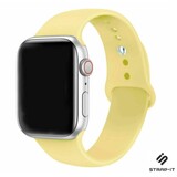 Strap-it® Apple Watch 8 silicone band (geel)