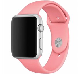 Strap-it® Apple Watch 8 silicone band (roze)