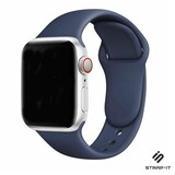 Strap-it® Apple Watch Ultra silicone bandje (donkerblauw)