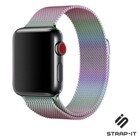Strap-it® Strap-it Apple Watch 8 milanese band (regenboog)