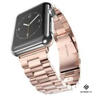 Strap-it® Strap-it Apple Watch 8 stalen band (rosé goud)