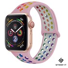 Strap-it® Strap-it Apple Watch 8 sport band (kleurrijk roze)