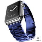 Strap-it® Strap-it Apple Watch 8 stalen band (blauw)