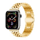 Strap-it® Strap-it Apple Watch Ultra Jubilee stalen band (goud)