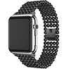 Strap-it® Strap-it Apple Watch Ultra stalen kralen band (zwart) Strap-it® Strap-it Apple Watch Ultra stalen kralen band (zwart)