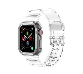 Strap-it® Apple Watch 8 clear TPU band (transparant)