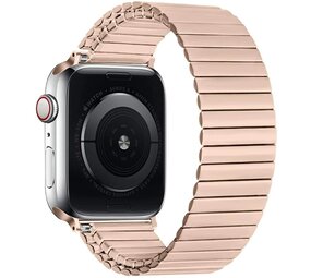 Strap-it® Apple Watch Ultra stalen rekband (rosé goud) Strap-it® Apple Watch Ultra stalen rekband (rosé goud)