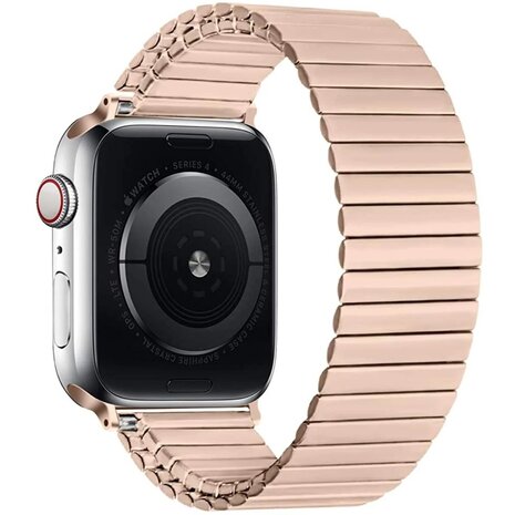 Strap-it® Strap-it Apple Watch Ultra stalen rekband (rosé goud) Strap-it® Strap-it Apple Watch Ultra stalen rekband (rosé goud)