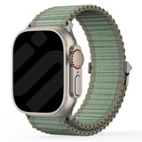 Strap-it® Apple Watch outdoor nylon bandje (donkergroen)