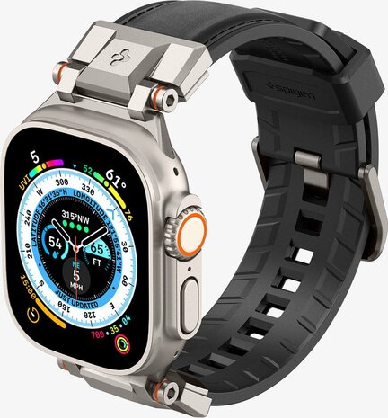 Spigen Spigen Apple Watch DuraPro Armor bandje (zwart) Spigen Spigen Apple Watch DuraPro Armor bandje (zwart)