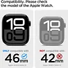 Spigen Spigen Apple Watch 10 Rugged Armor bandje met case (zwart)