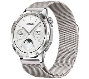 Strap-it® Huawei Watch GT 4 - 41mm Milanese band (sterrenlicht) Strap-it® Huawei Watch GT 4 - 41mm Milanese band (sterrenlicht)