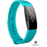 Strap-it® Fitbit Inspire 2 silicone band (turquoise)