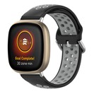 Strap-it® Strap-it Fitbit Versa 3 sport bandje (zwart/grijs)