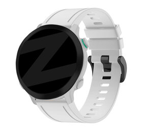 Bandz Bandz Garmin Instinct E - 40mm siliconen band met gesp (wit)
