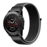 Strap-it® Garmin Instinct 3 - 50mm nylon band (charcoal)