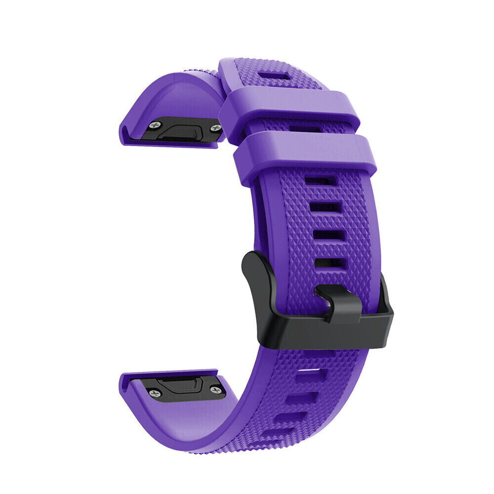 Strap-it® Strap-it Garmin Instinct E - 45mm siliconen bandje (paars)