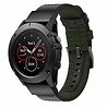 Strap-it® Strap-it Garmin Instinct E - 45mm nylon hybrid bandje (legergroen) Strap-it® Strap-it Garmin Instinct E - 45mm nylon hybrid bandje (legergroen)