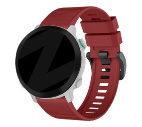 Strap-it® Bandz Garmin Instinct E - 45mm siliconen band met gesp (rood)