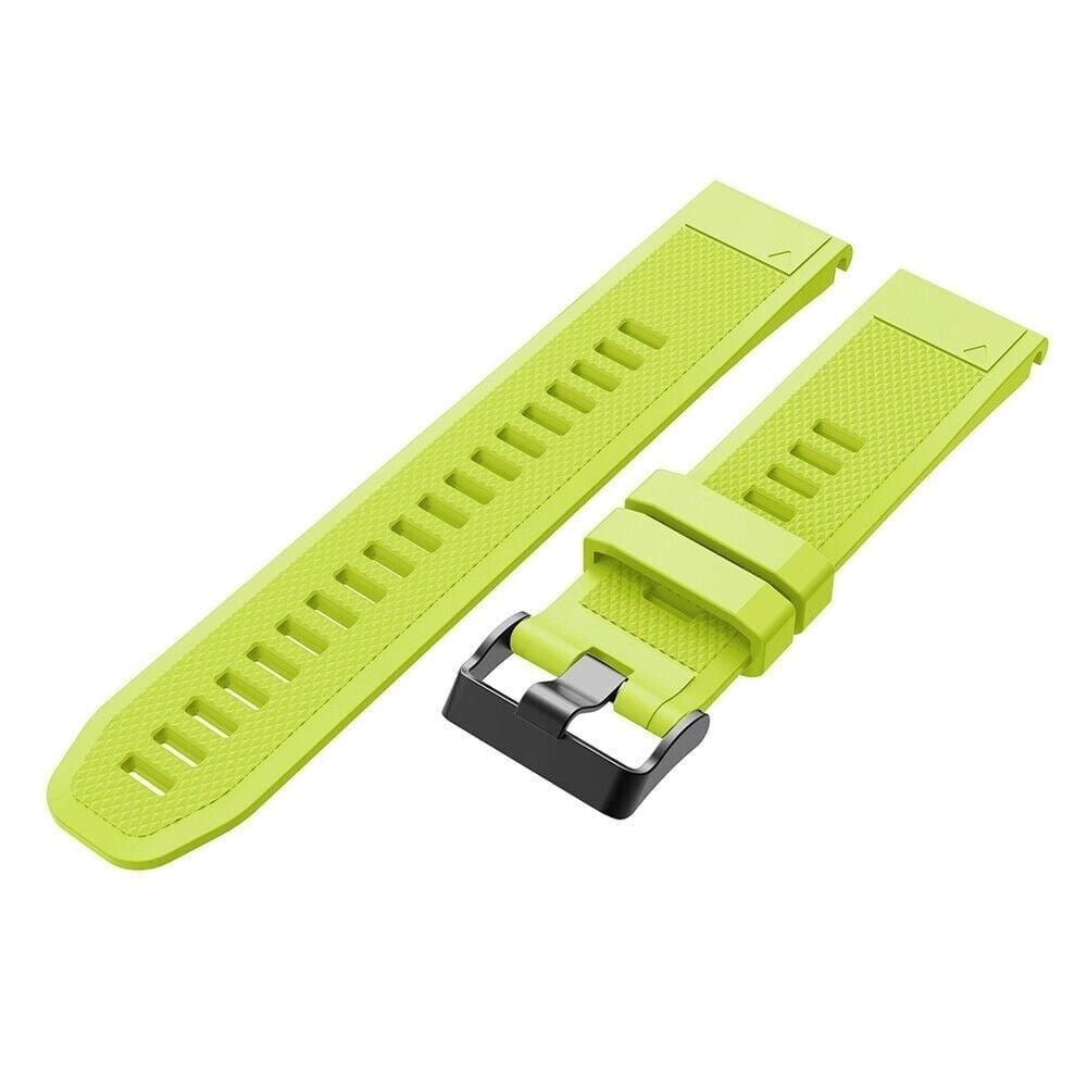Strap-it® Strap-it Garmin Instinct 3 - 45mm siliconen bandje (lichtgroen)