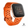 Strap-it® Strap-it Fitbit Versa 2 siliconen bandje met gaatjes (oranje) Strap-it® Strap-it Fitbit Versa 2 siliconen bandje met gaatjes (oranje)