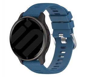 Strap-it® Garmin Venu SQ 2 siliconen bandje (blauw)