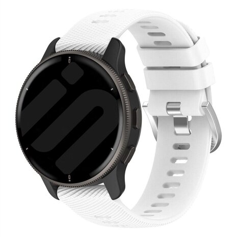 Strap-it® Strap-it Garmin Vivomove HR siliconen bandje (wit)