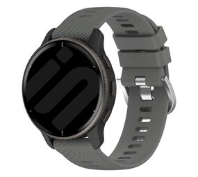 Strap-it® Garmin Vivomove HR  siliconen bandje (donkergrijs)