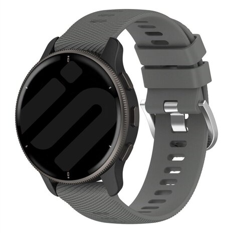 Strap-it® Strap-it Garmin Forerunner 165 siliconen bandje (donkergrijs)