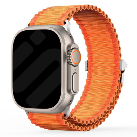Strap-it® Strap-it Apple Watch outdoor nylon bandje (oranje)