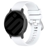 Strap-it® Garmin Vivomove Style siliconen classic bandje (wit)