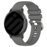 Strap-it® Garmin Venu SQ 2 siliconen classic bandje (donkergrijs)