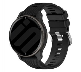 Strap-it® Garmin Forerunner 265 siliconen bandje (zwart)