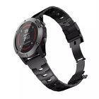 Strap-it® Strap-it Garmin Forerunner 955 titanium bandje (zwart)