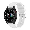 Strap-it® Strap-it Samsung Galaxy Watch 4 Classic 42mm siliconen band (wit) Strap-it® Strap-it Samsung Galaxy Watch 4 Classic 42mm siliconen band (wit)