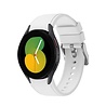 Strap-it® Strap-it Samsung Galaxy Watch 5 - 40mm siliconen band (wit) Strap-it® Strap-it Samsung Galaxy Watch 5 - 40mm siliconen band (wit)