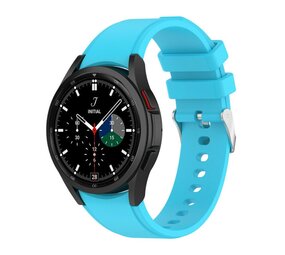 Strap-it® Samsung Galaxy Watch 5 - 40mm siliconen band (lichtblauw)