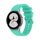 Strap-it® Strap-it Samsung Galaxy Watch 4 - 44mm siliconen band (aqua)