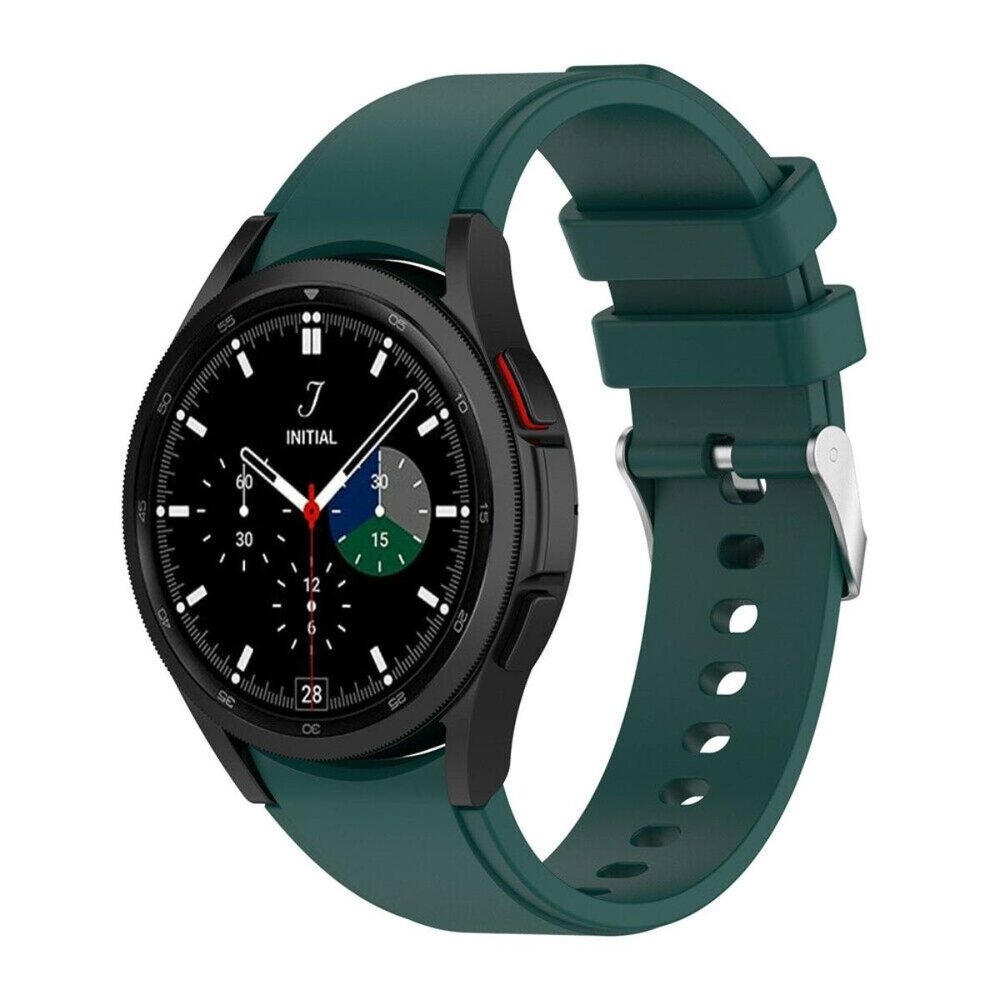 Strap-it® Strap-it Samsung Galaxy Watch 5 Pro siliconen band (donkergroen) Strap-it® Strap-it Samsung Galaxy Watch 5 Pro siliconen band (donkergroen)