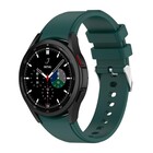 Strap-it® Strap-it Samsung Galaxy Watch 5 Pro siliconen band (donkergroen)
