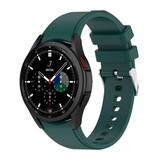 Strap-it® Samsung Galaxy Watch 5 Pro siliconen band (donkergroen)