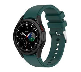 Strap-it® Samsung Galaxy Watch 5 Pro siliconen band (donkergroen)