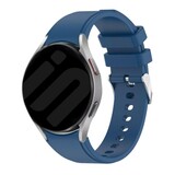 Strap-it® Samsung Galaxy Watch 6 Classic 47mm siliconen band perfect fit (donkerblauw)