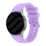 Strap-it® Samsung Galaxy Watch 4 Classic 46mm siliconen bandje (lila) Strap-it® Samsung Galaxy Watch 4 Classic 46mm siliconen bandje (lila)