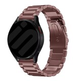Strap-it® Samsung Galaxy Watch 4 Classic 42mm stalen band (brons-bruin) Strap-it® Samsung Galaxy Watch 4 Classic 42mm stalen band (brons-bruin)
