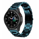 Strap-it® Strap-it Samsung Galaxy Watch 4 Classic 42mm stalen band (donkergroen)