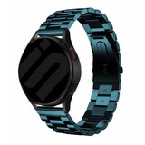 Strap-it® Samsung Galaxy Watch 5 - 44mm stalen band (donkergroen) Strap-it® Samsung Galaxy Watch 5 - 44mm stalen band (donkergroen)