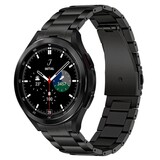 Strap-it® Samsung Galaxy Watch 4 Classic 42mm titanium bandje (zwart)