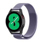 Strap-it® Strap-it Samsung Galaxy Watch 4 - 44mm Milanese band (lichtpaars)